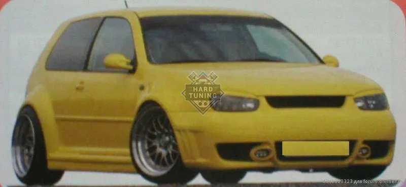 Передний бампер RIEGER Volkswagen Golf 4