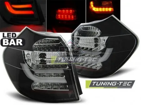 Задние фары BMW E87/E81 (2007-2011) LCI LED BAR TAIL LIGHTS fits черные