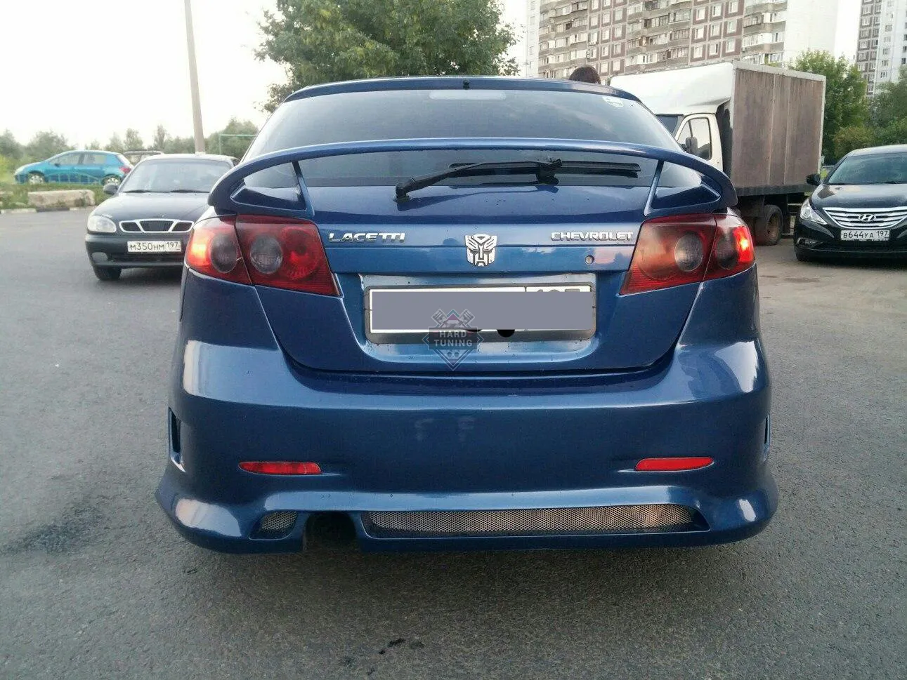 Задний бампер Chevrolet Lacetti Хэтчбек