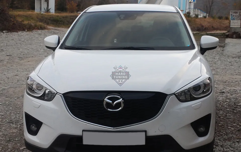 Накладки на фары широкие Mazda CX-5 2011-2015