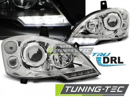 Передние фары Mercedes Vito W639 (2010-2014) True DRL хром
