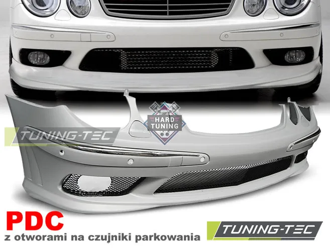 Передний бампер SPORT PDC Mercedes W211 (2002-2006)