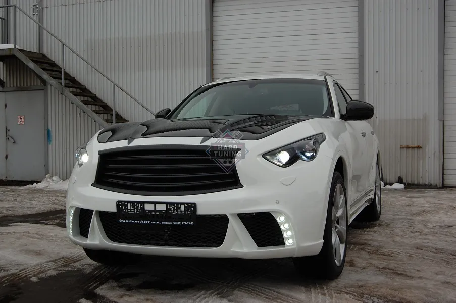 Передний бампер Carat Infiniti FX30D/FX35/FX37/FX50 (S51)