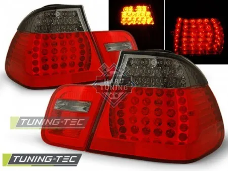 Задние фары BMW E46 (2001-2005) SEDAN LED TAIL LIGHTS fits красно-тонированные