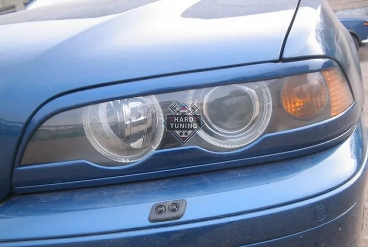 Накладки на фары длинные BMW E39