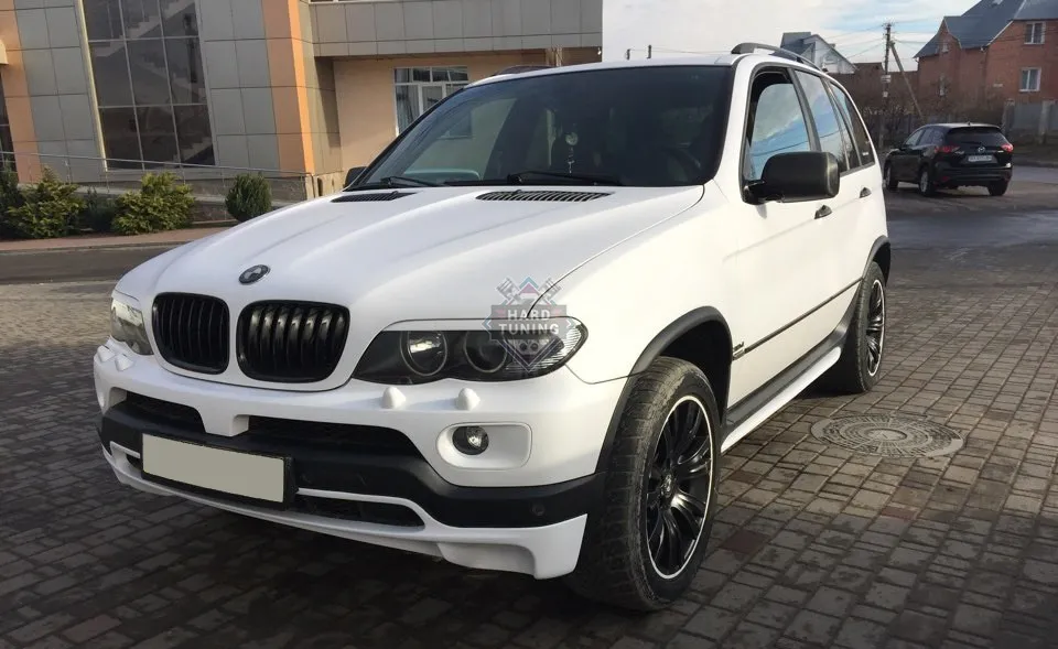 Накладки на фары BMW X5 E53 рестайлинг