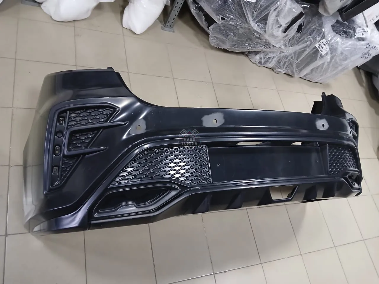 Задний бампер ROTOR NEW KIA Rio 4 (2020+) под штатный / под двойной выхлоп