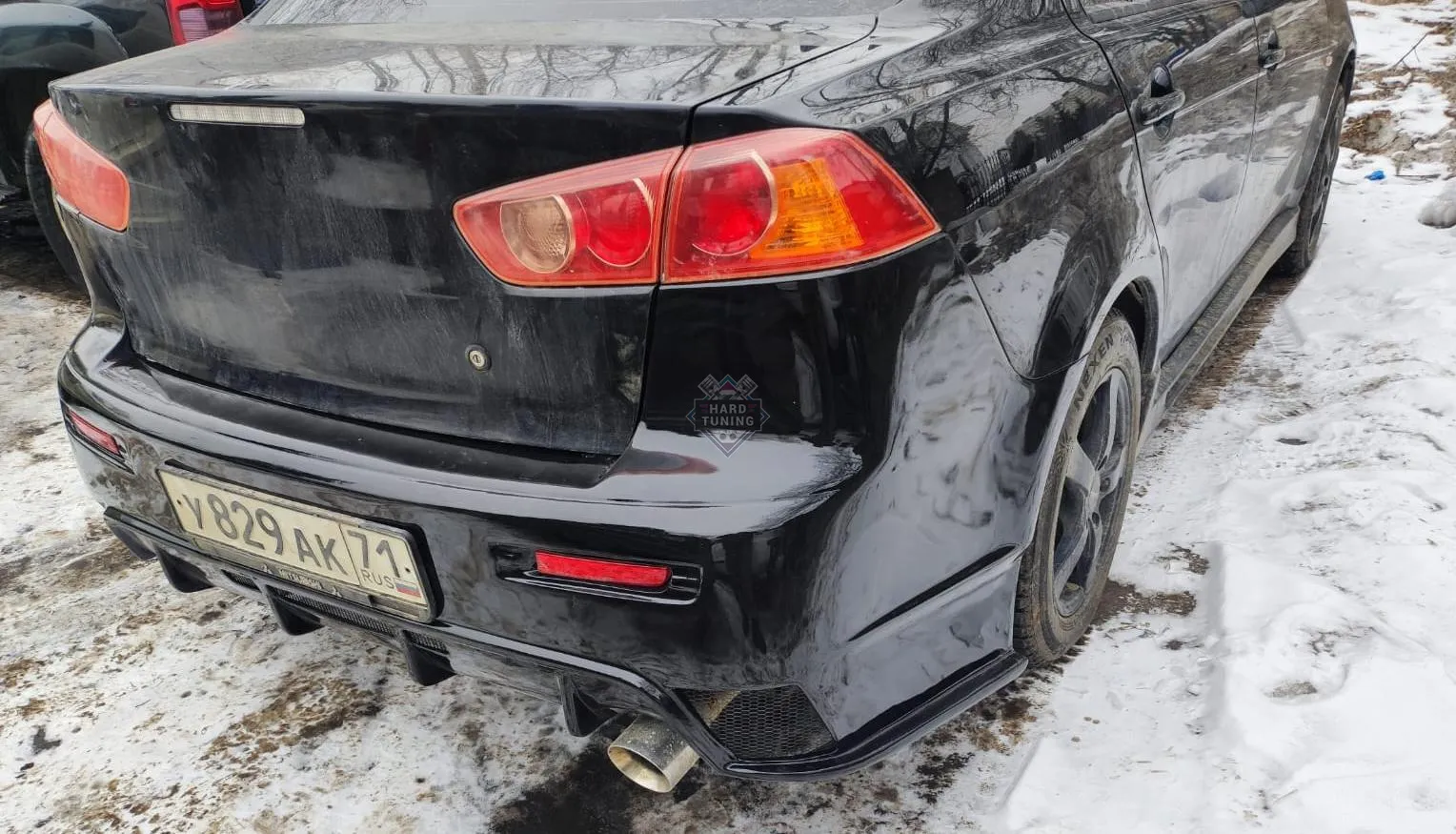 Задний бампер INGS+1 N-SPEC Mitsubishi Lancer 10 (2007-2016)
