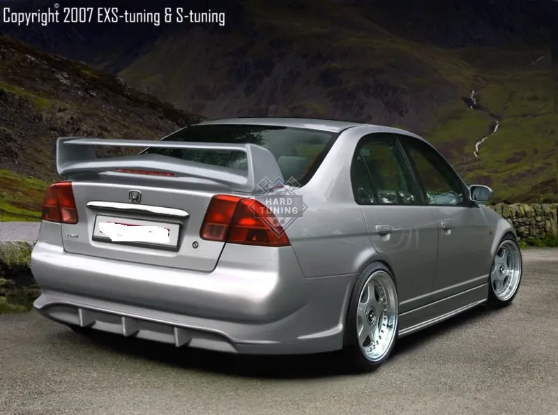 Задний бампер EXS Honda Civic 7