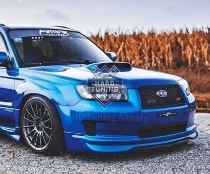 Накладка STI на передний бампер Subaru Forester SG Рестайлинг