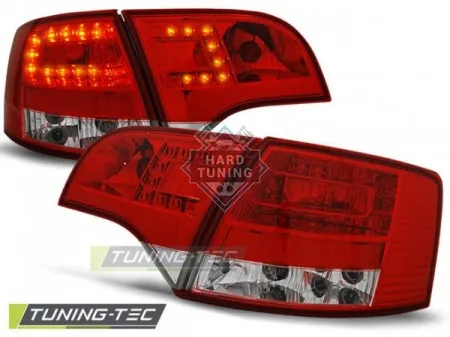 Задние фары AUDI A4 B7 (2004-2008) AVANT LED TAIL LIGHTS fits красно-белые