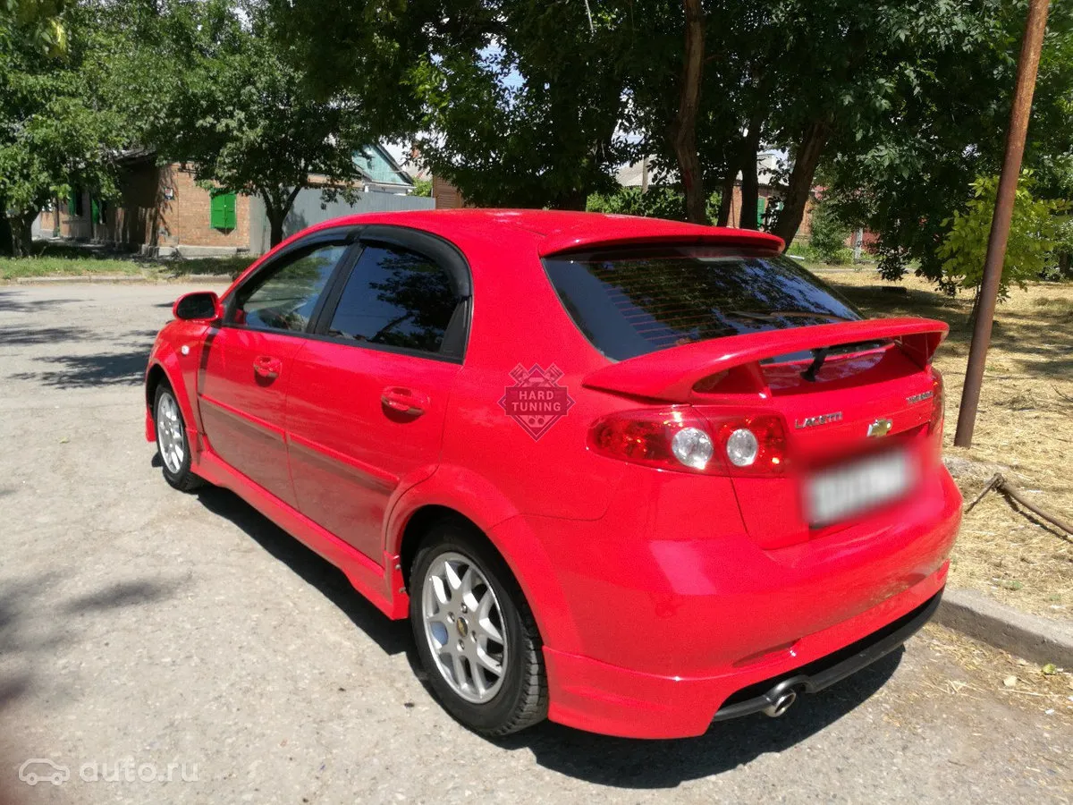 Накладки на пороги WTCC Chevrolet Lacetti хетчбек АБС пластик