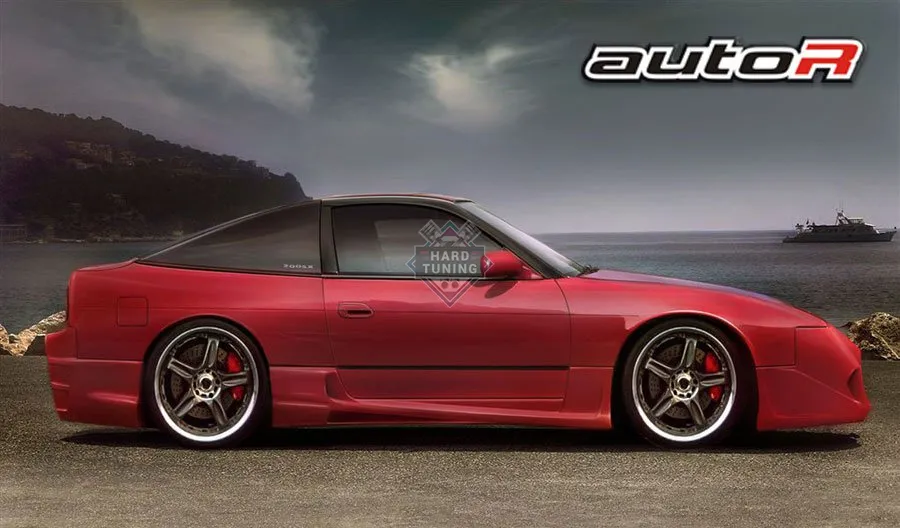 Накладки на пороги Auto R Nissan 200SX S13