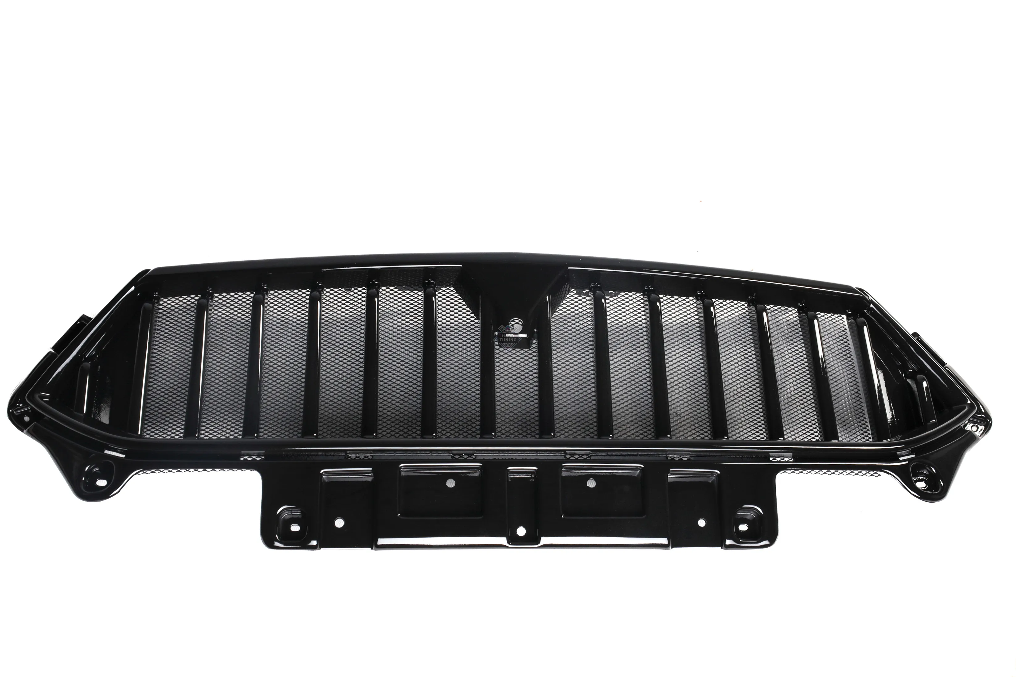 Решетка радиатора Sport V1 Haval F7 / F7x (2018-2022) с сеткой Черный глянец