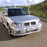Накладка на передний бампер Aero Subaru Forester SG Дорестайлинг
