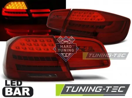 Задние фары BMW E92 (2006-2010) LED BAR TAIL LIGHTS fits красно-тонированные