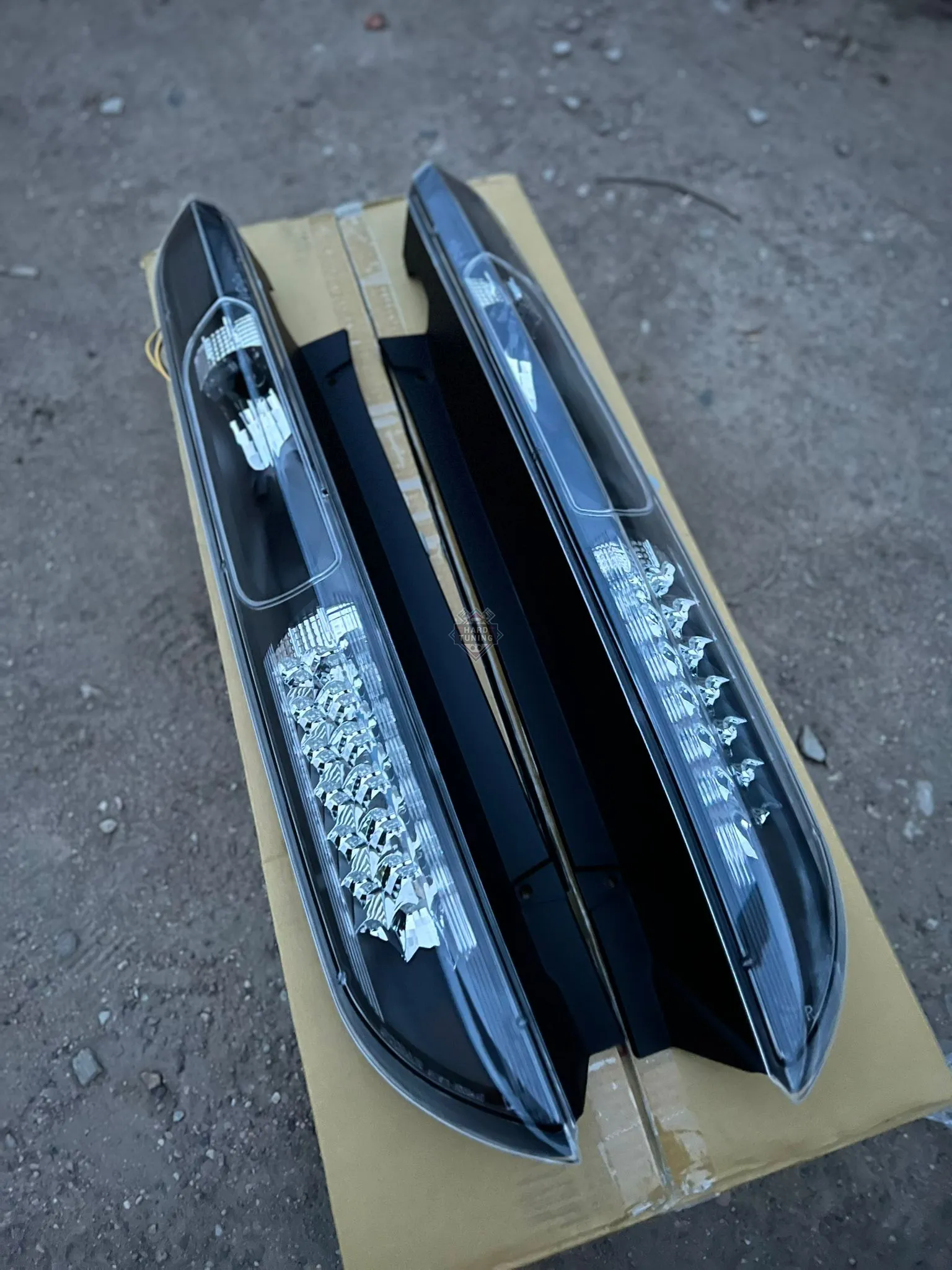 Задние фонари Ford Focus MK2 (2004-2008) Hatchback LED черные