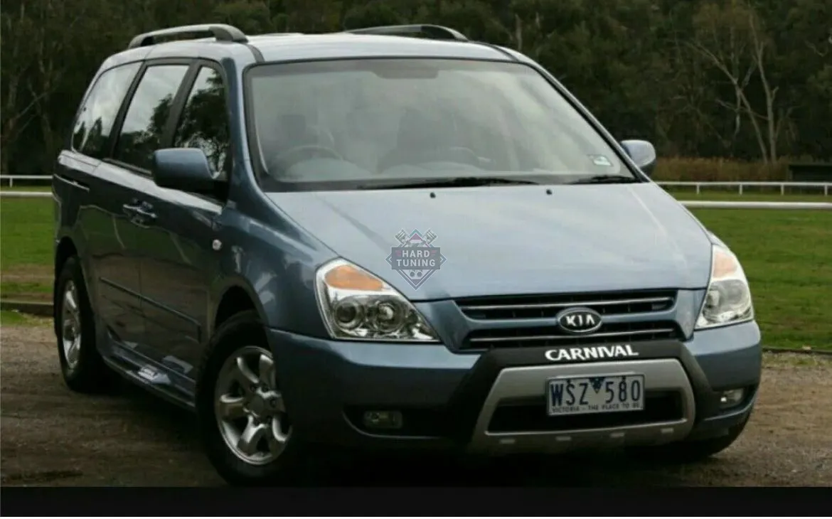 Накладка на передний бампер Kia Carnival 2 VQ (2005-2014)