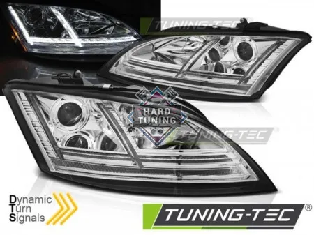Передние фары AUDI TT 06-10 8J HEADLIGHTS LED SEQ fits хром