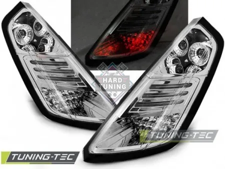 Задние фонари Fiat Grande Punto (2005-2009) LED хром