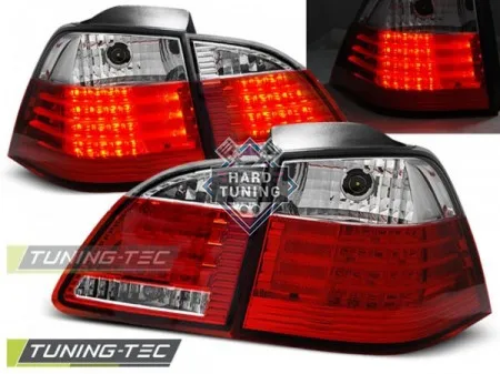 Задние фары BMW E61 (2004-2007) LED TAIL LIGHTS fits красно-белые