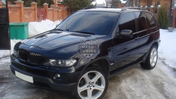 Накладки на фары BMW X5 E53 рестайлинг