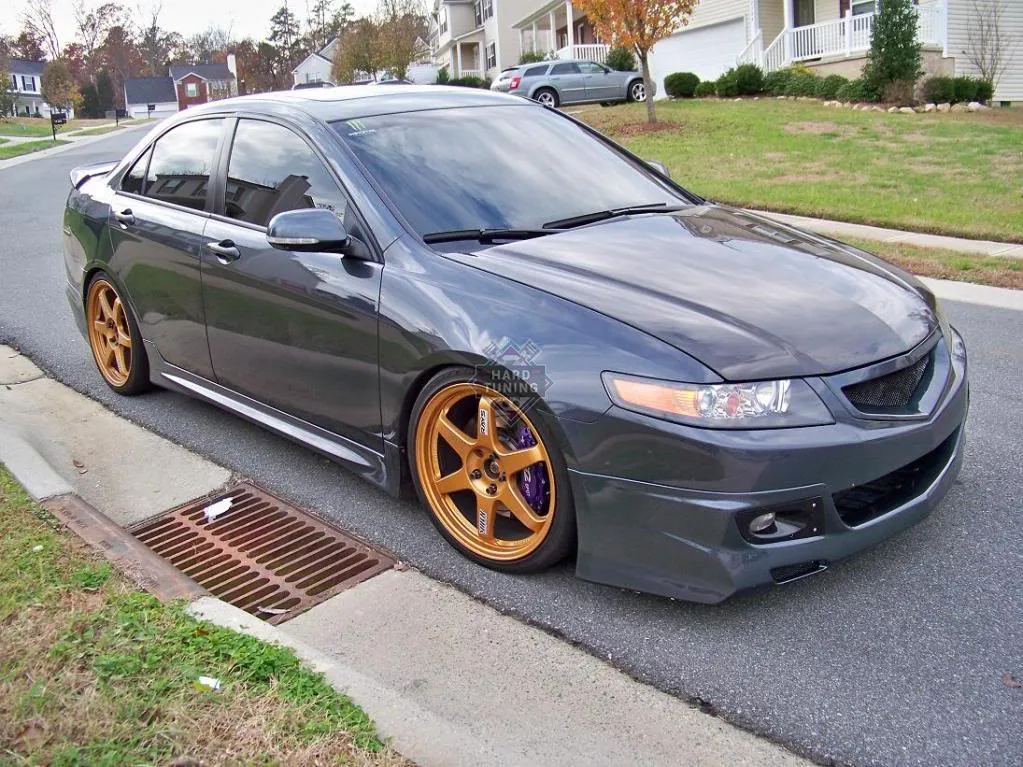 Накладки на пороги MUGEN Honda Accord 7 (2002-2008) стеклопластик