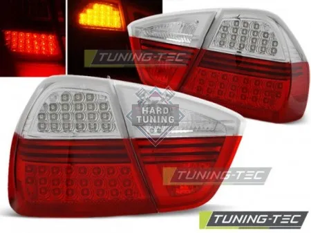 Задние фары BMW E90 (2005-2008) LED TAIL LIGHTS fits красно-белые
