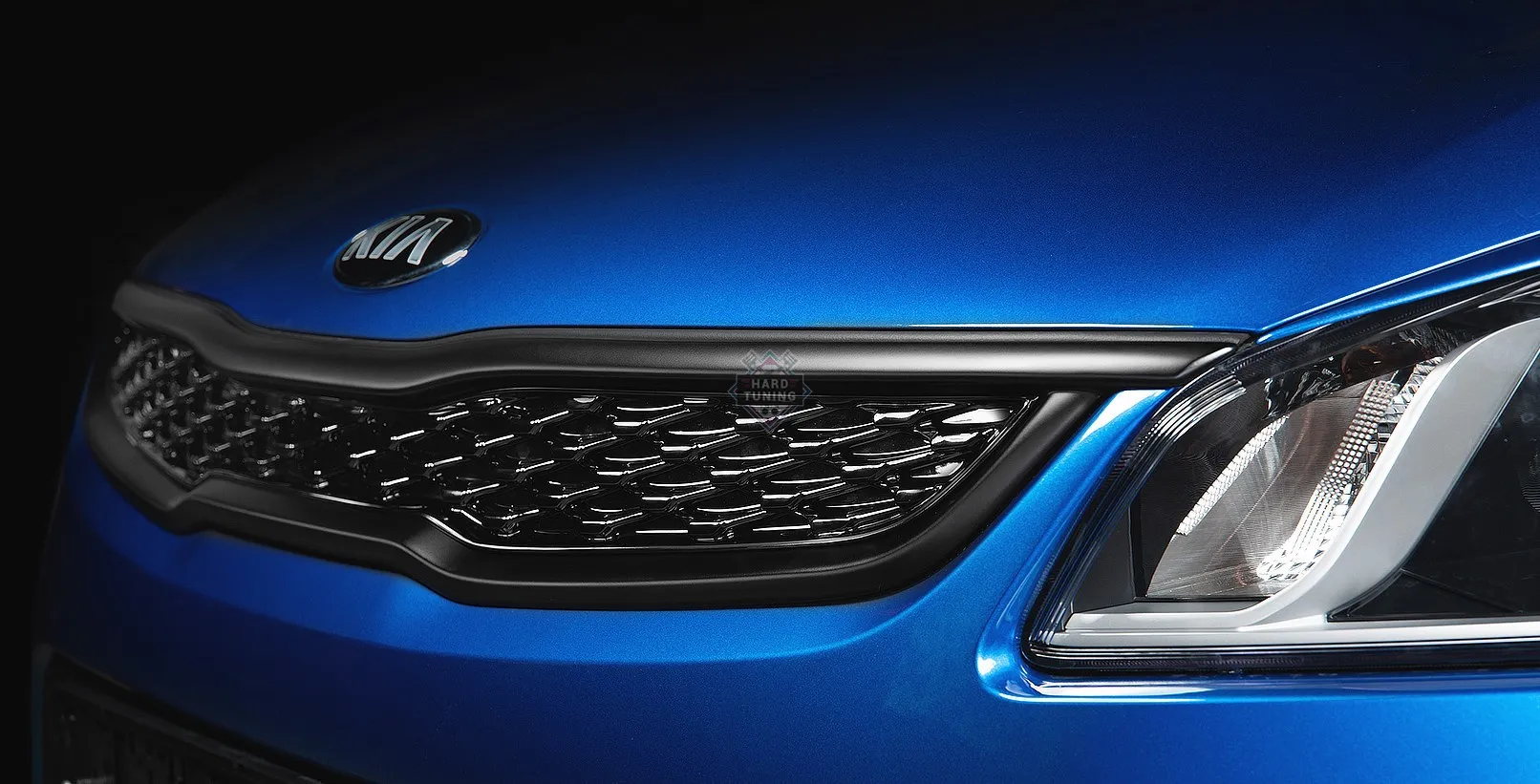 Решетка радиатора KIA RIO 4 БЕЗ ХРОМА АНТИХРОМ 2017-2020