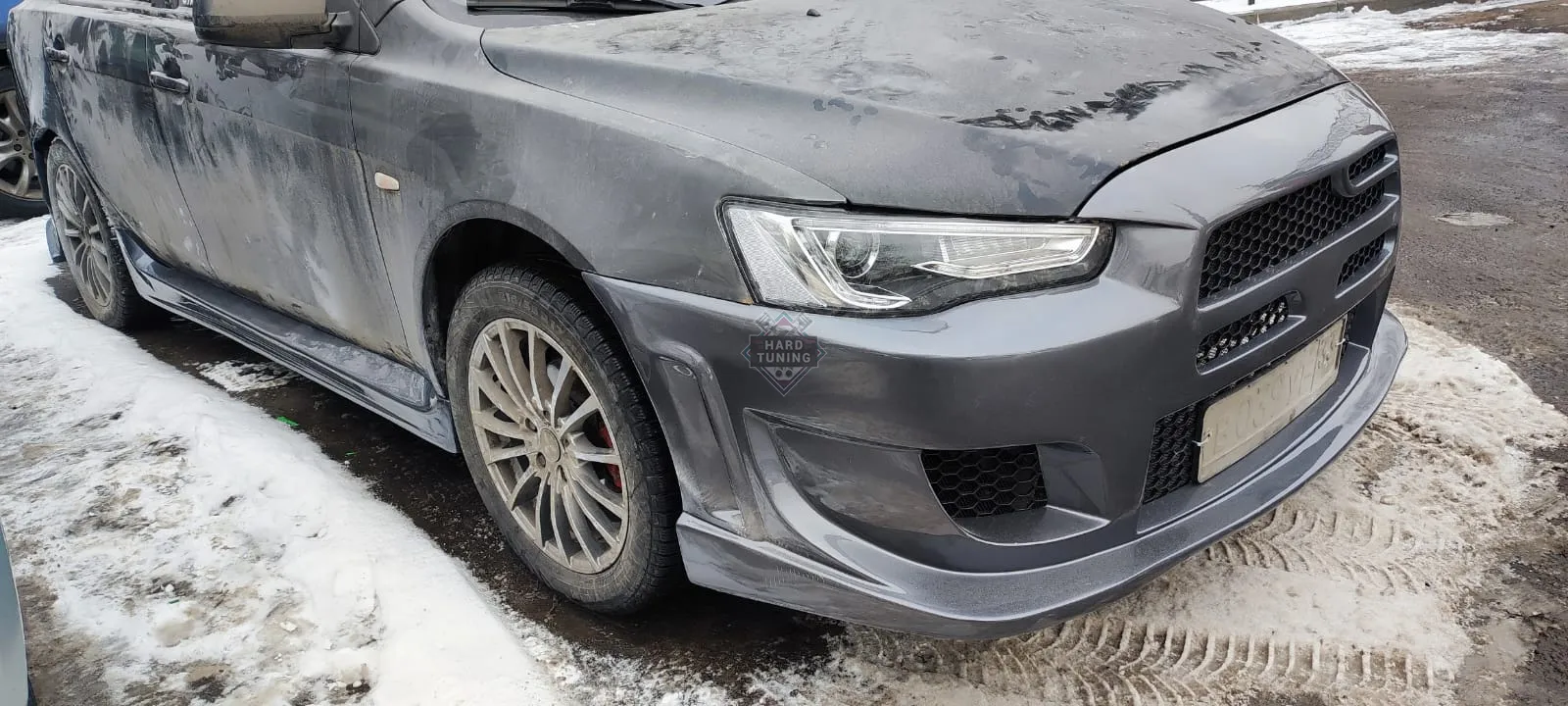 Передний бампер INGS+1 N-SPEC Mitsubishi Lancer 10 (2007-2016)