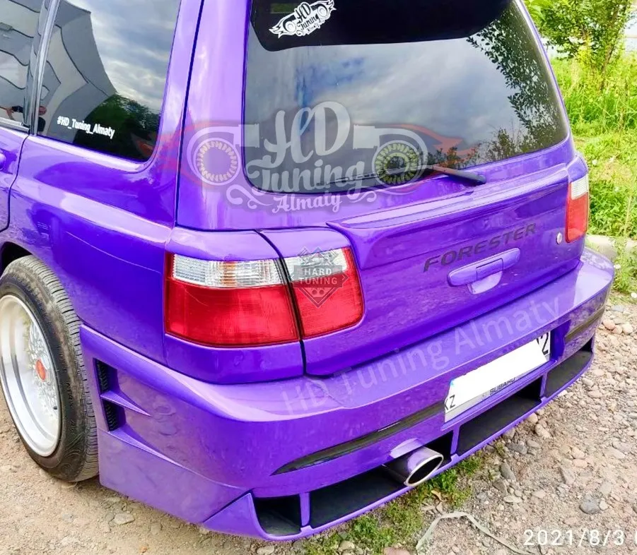Бампер задний Custom со сплиттером Subaru Forester SF