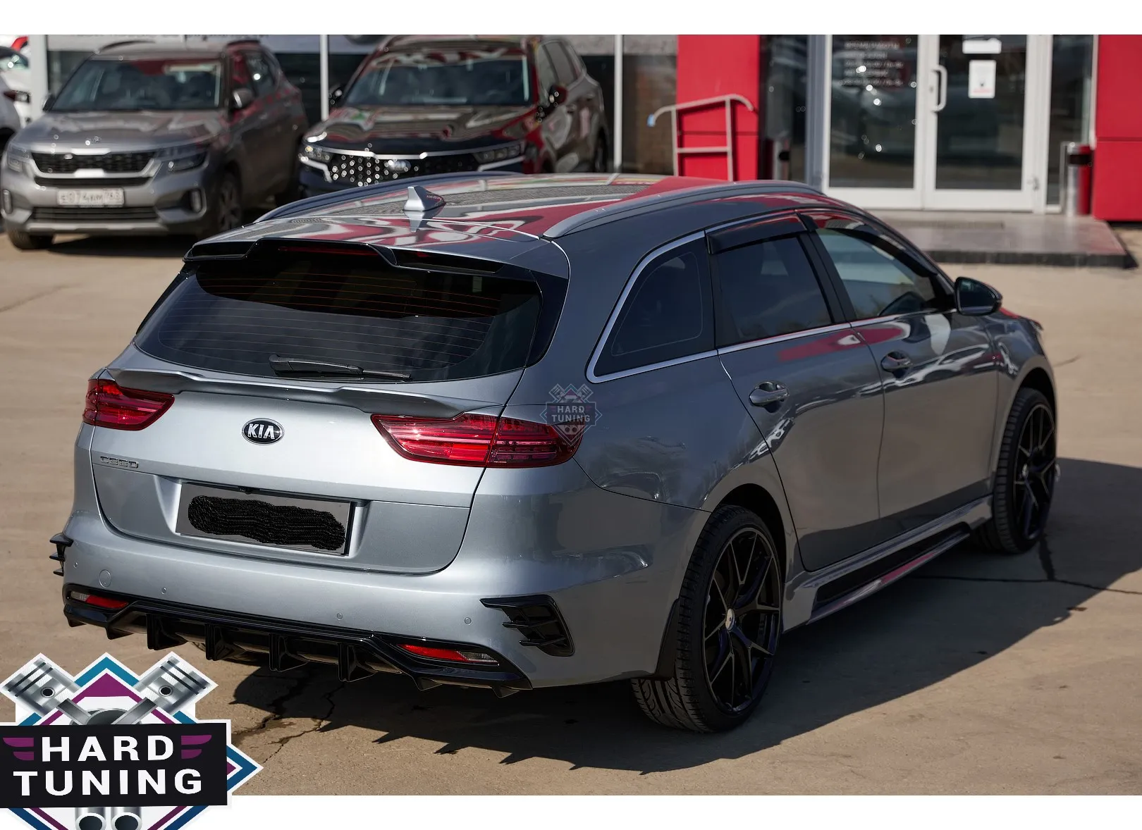 Диффузор заднего бампера BS KIA CEED 3 SW 2019-2022