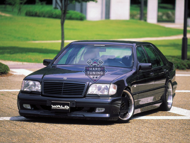 Бампер w140 передний