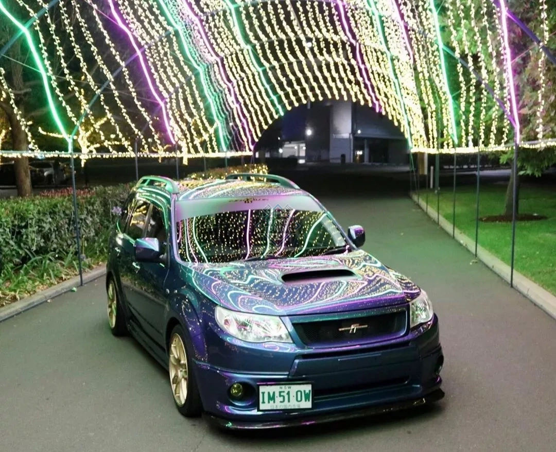 Сплиттер переднего бампера Subaru Forester 3 SH
