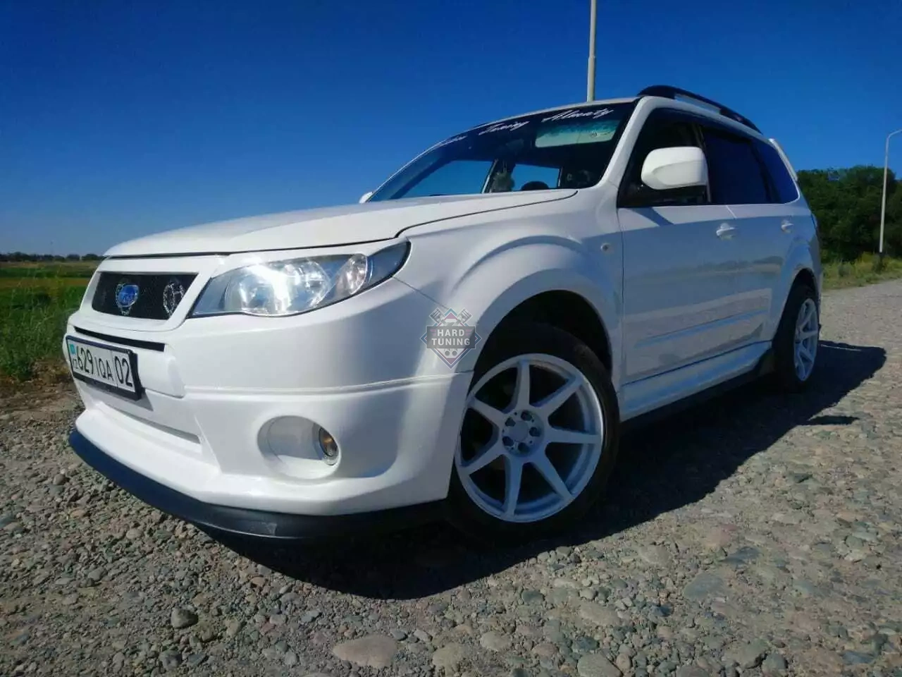 Сплиттер переднего бампера Subaru Forester 3 SH