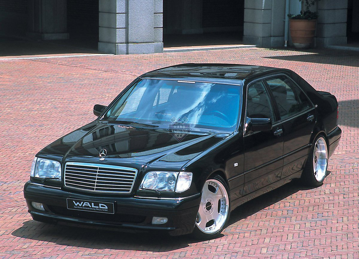 Бампер w140 передний